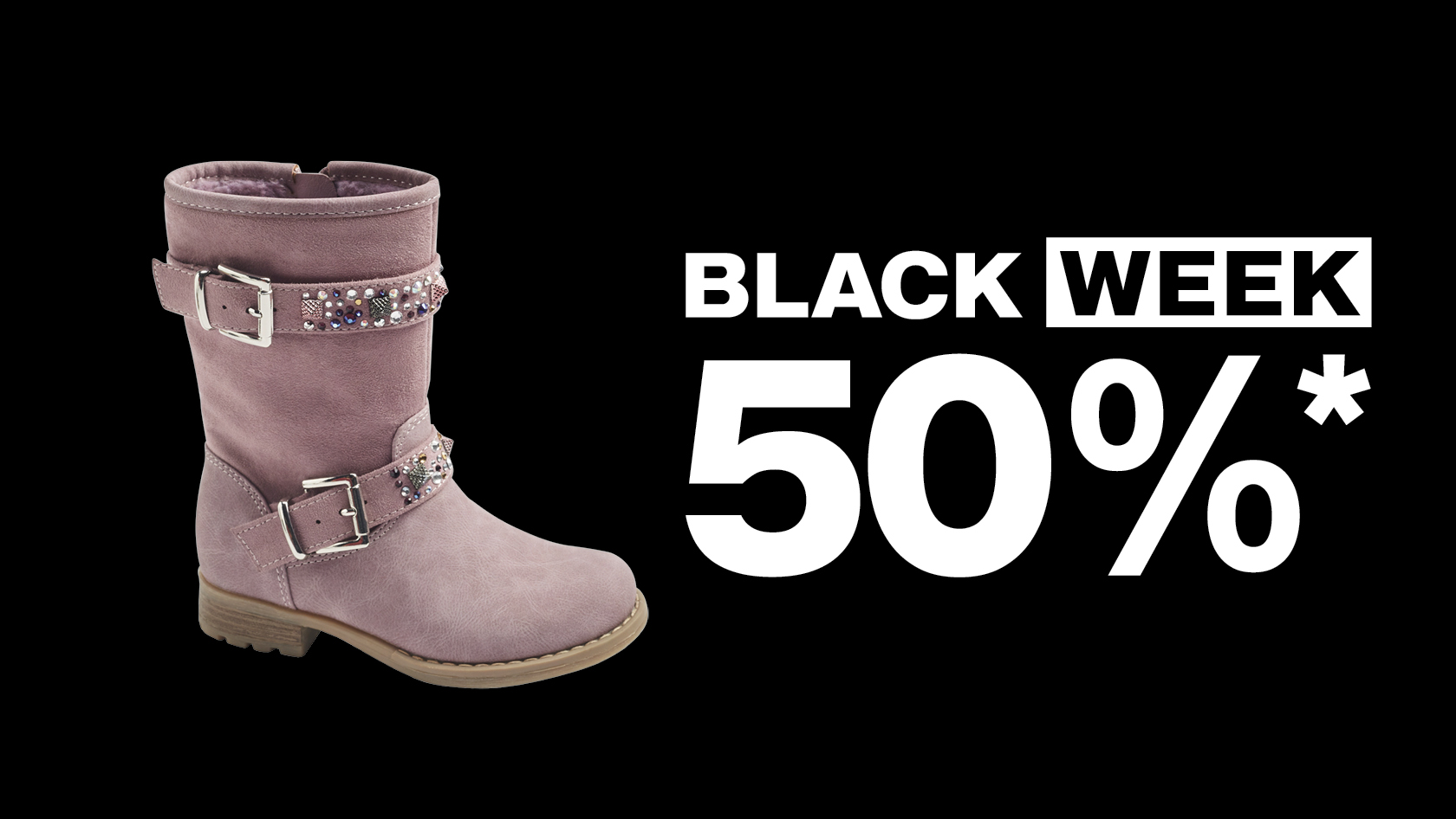 Black Week - 50% für kurze Zeit